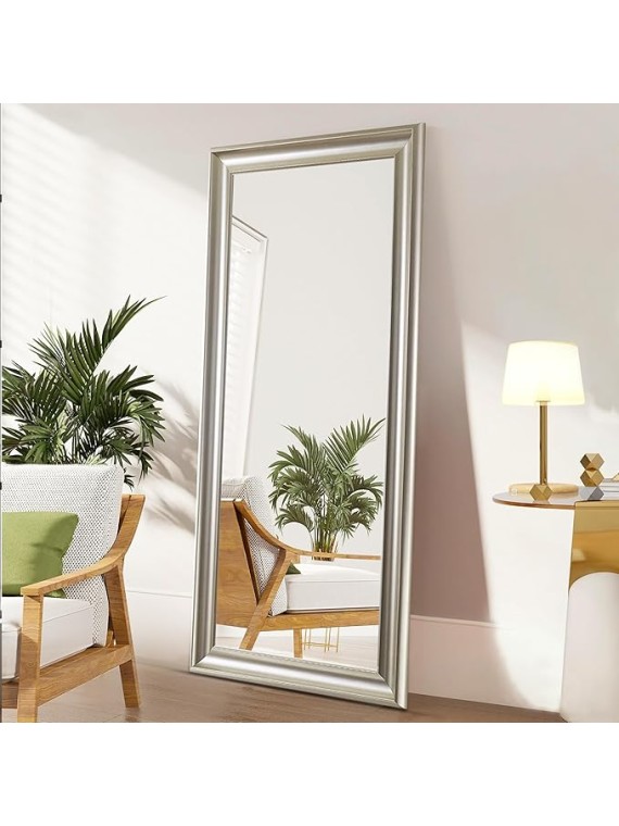 Framed Floor Length Extra Large Oversized Floor Mirror Full Length Mirror Standing Large Rectangle for Bedroom - Champagne 65 L x 31 W