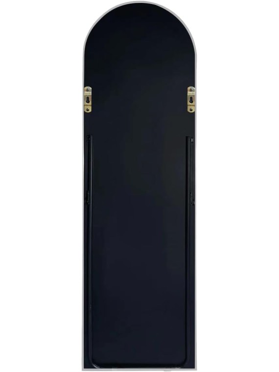 Stylish Silver Metal Arch Stand Full Length Mirror, 71x27.5 Inch, Premium Anti-Rust Frame for Modern Decor